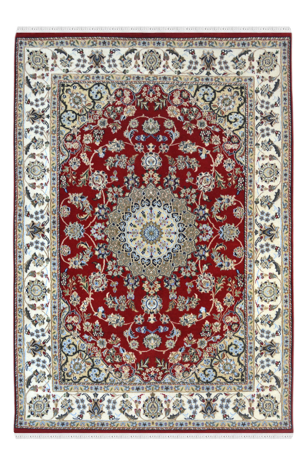Buy Chakra Kashan Woolen Rug online at best Price at Yak Carpet Store