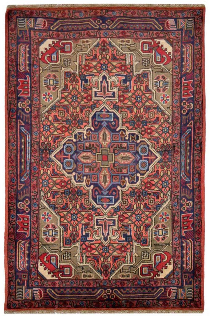 Buy semi Medallion Handmade Afghan Carpet for beautiful home decoration