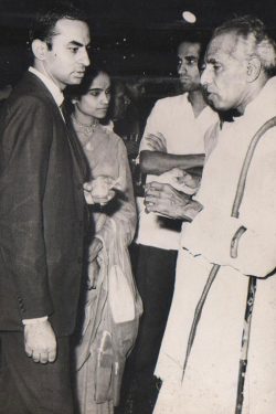 Mr. Talwar with Mr. Krishna Menon- Ex - Defence Minister of India