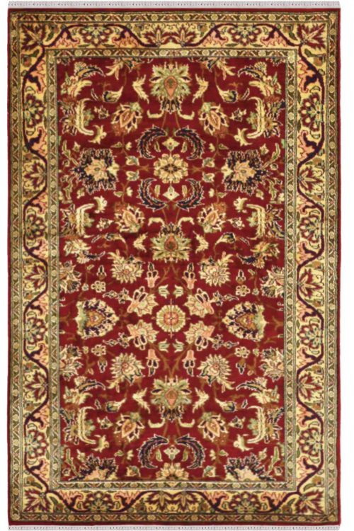 2,9 x 2.1 feet  Indian Genuine Handmade kashmir Artificial silk carpet Runner rug No:77