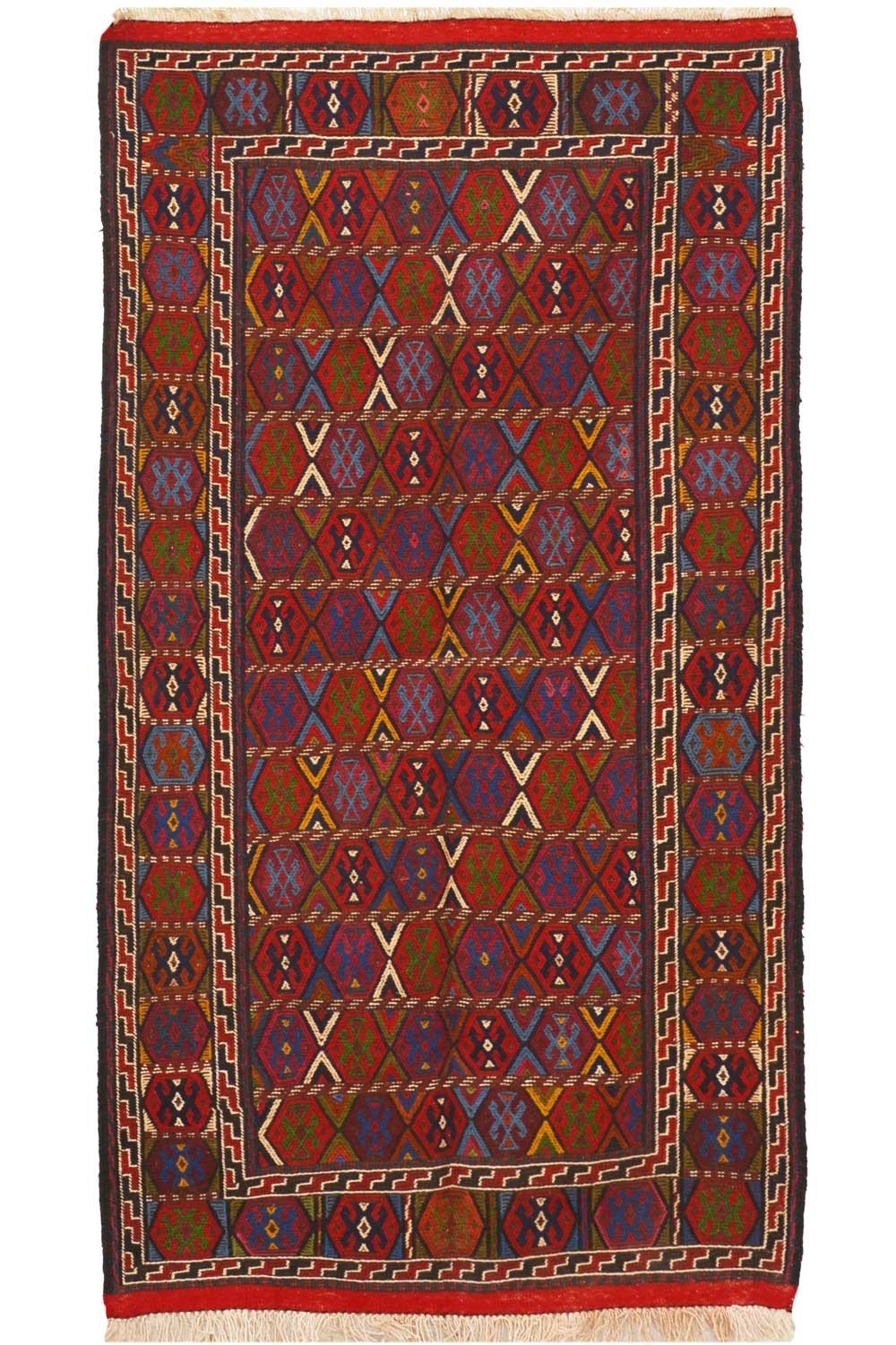 Buy best Kilim Rugs in Maroon Needle design online