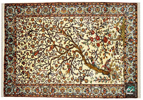 kashmir silk rugs