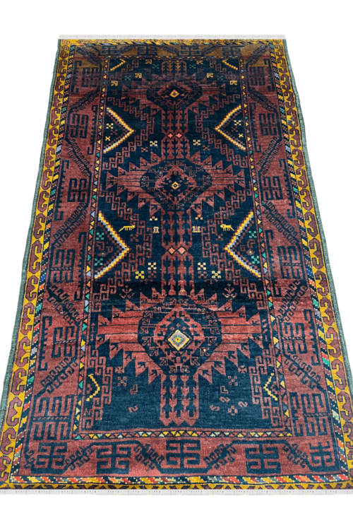 Afghan Boho Chic Handmade Carpet