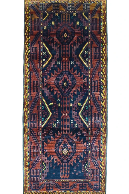 Afghan Boho Chic Handmade Carpet