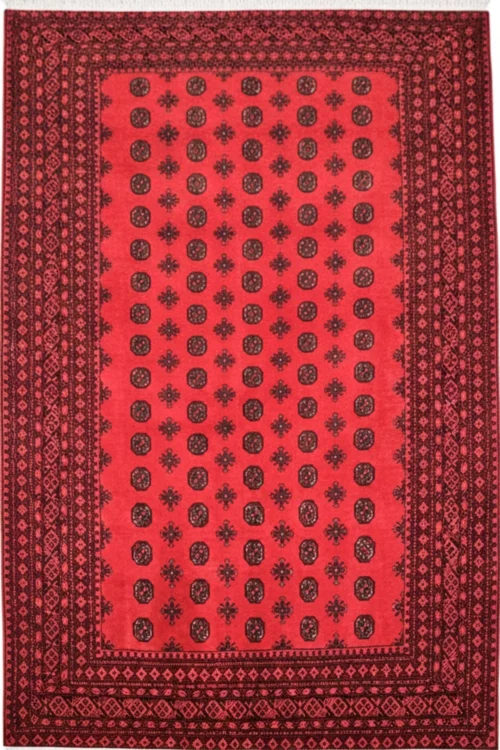 Exclusive Mori Bukhara Handmade Afghan Carpet