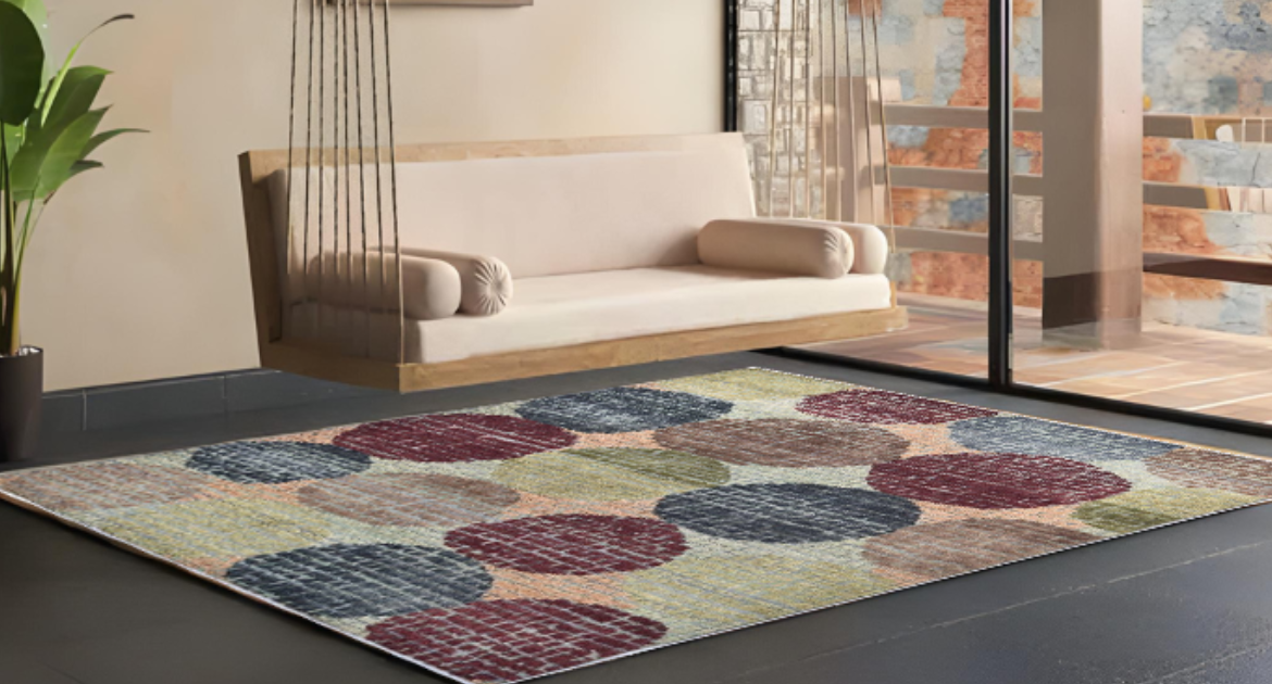 Outdoor Geometric Handmade Modern Carpet in Delhi