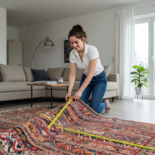 Measuring the carpet
