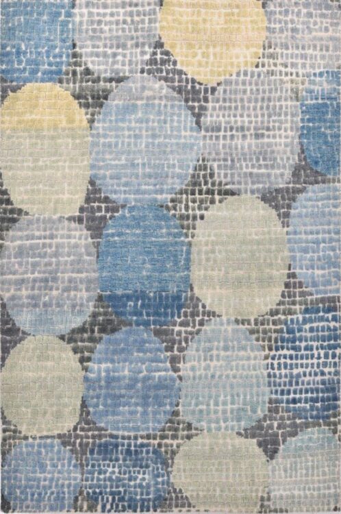 Modern geometric rug