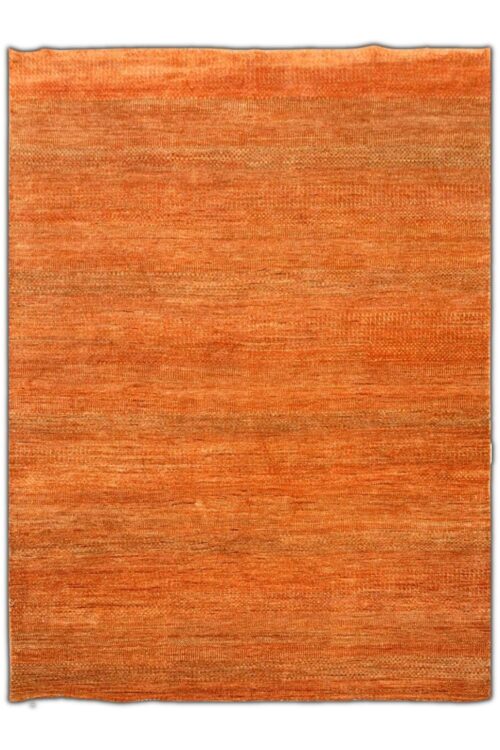 Orange handmade modern carpet