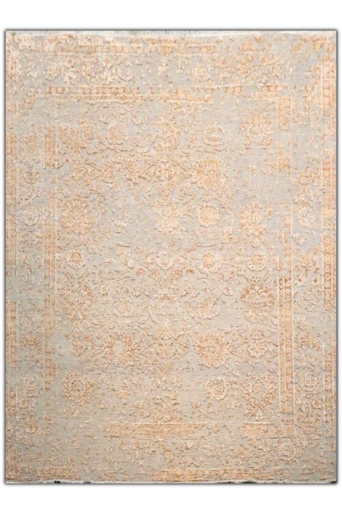Beige handmade modern carpet