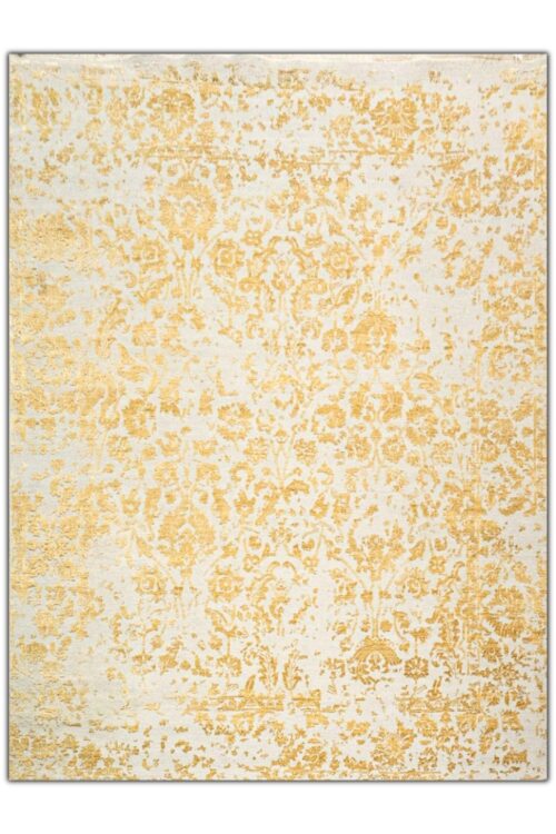 gold handmade carpet