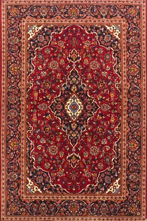 Rouge kashan handmade afghan carpet