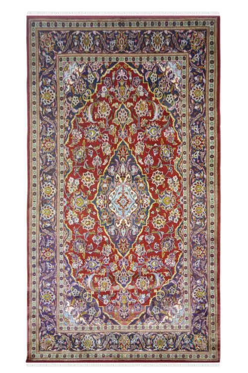 Red Antique kashan rug