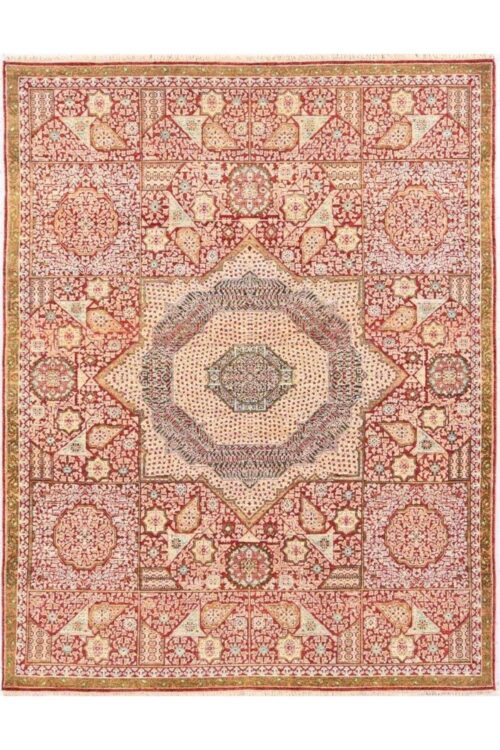 Red Heriz handmade rug
