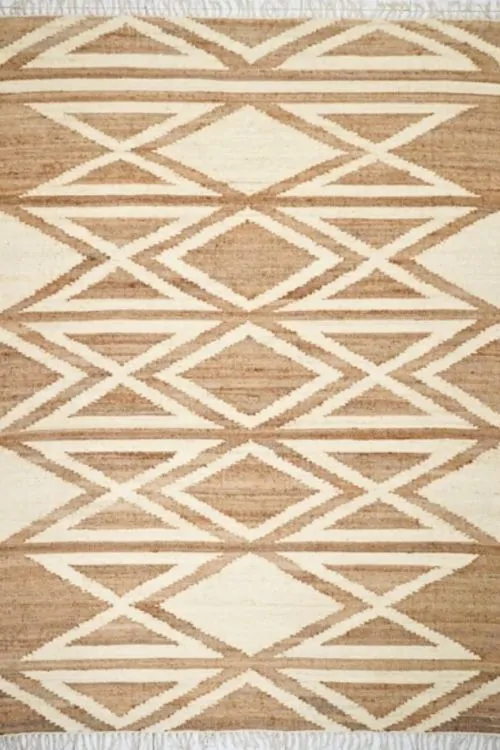 Geometrical Jute Carpet