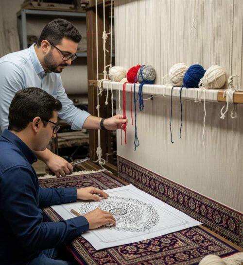All the designs are critically charted down into a graph, commonly referred to as a naksha, which serves as a guide to the weavers. 