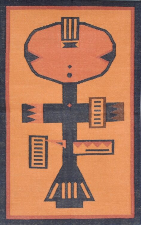 Afrikan Panja Handknotted Dhurrie