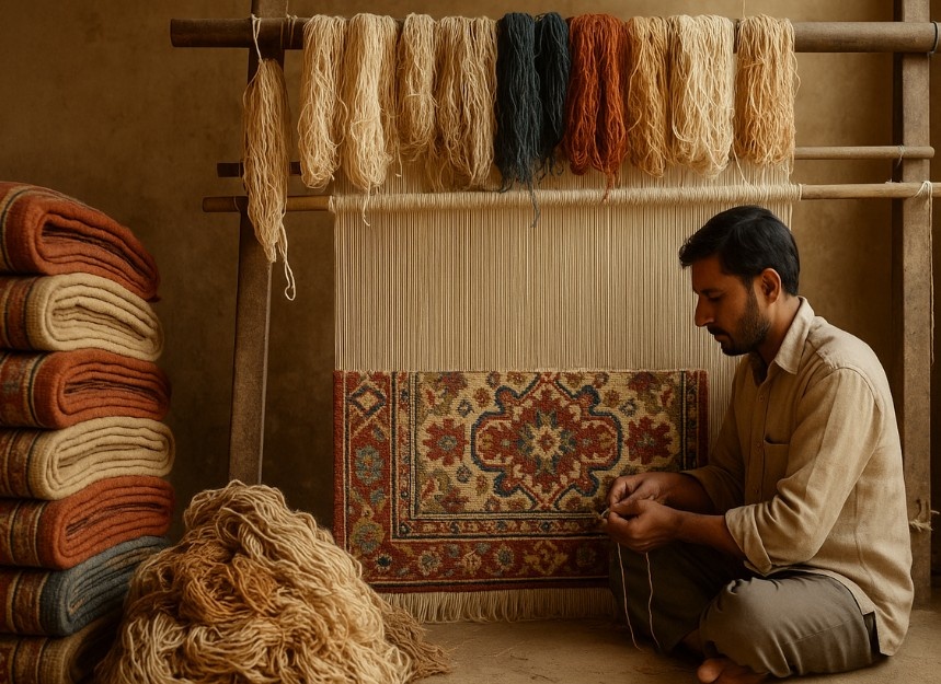 Behind the Weave: The Journey of a Handmade Rug