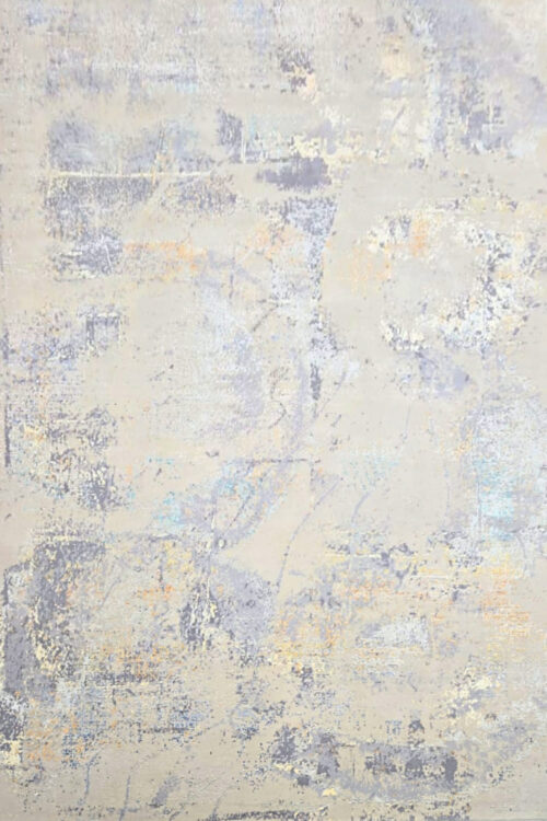 Minimalist Neutral Beige Artistic Handmade Modern Rug