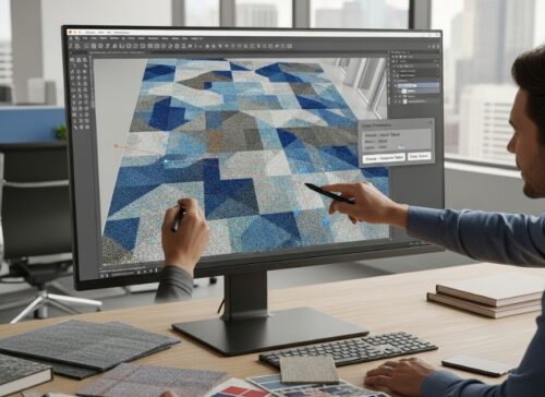 In today’s market, many clients seek custom handmade carpets tailored to their interior style. CAD software allows us to customize designs effortlessly based on client preferences—be it color palettes, dimensions, or motifs—ensuring customer satisfaction and design uniqueness.