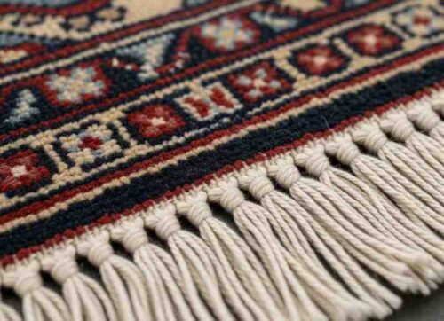 Fringes of a handmade carpet