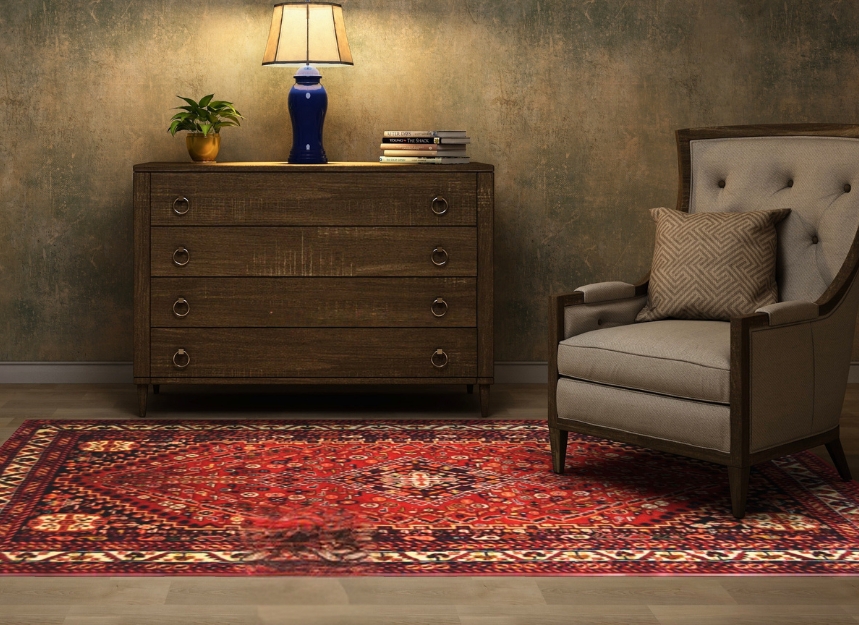 Caucasian Handknotted Classic Afghan Carpet