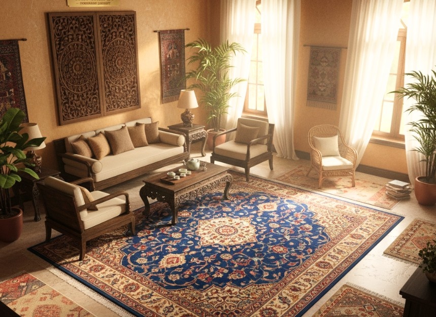 How to Decorate a South East Asian Home using Fine Carpets