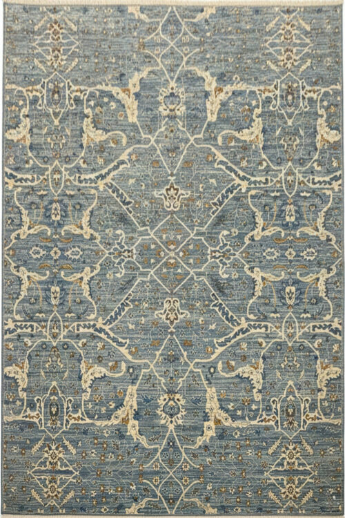 Denim Drift 9x12 Oushak Handmade Rug