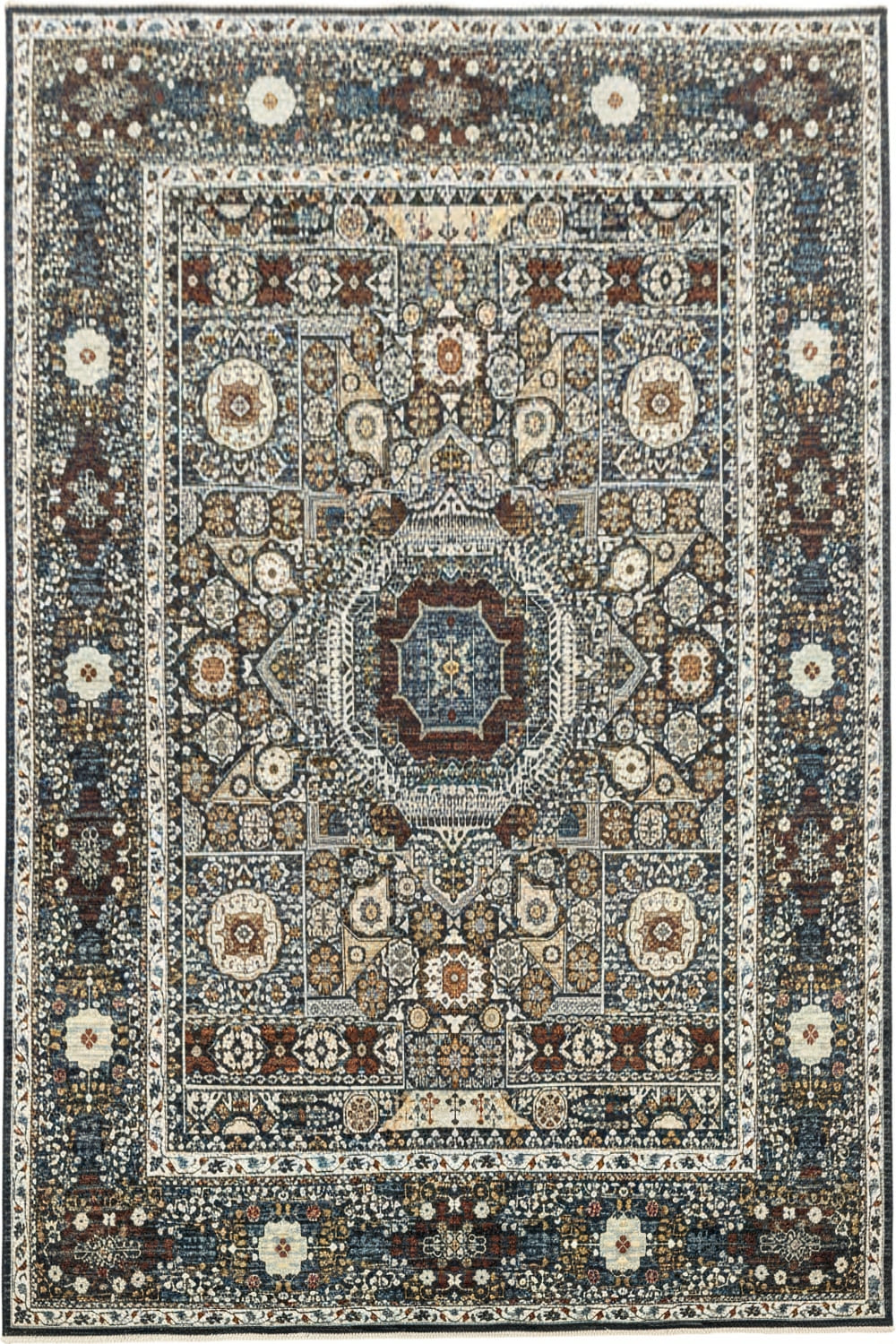 Indigo Star Medallion rug