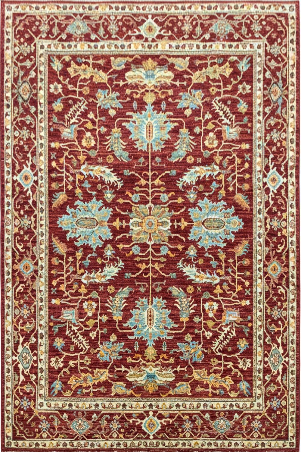 Red Medallion Rug