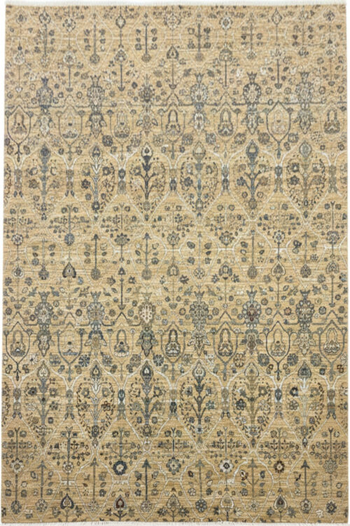 Beige Boteh Rug