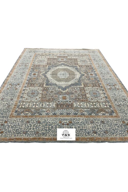 Terracotta Revival Medallion Handmade Carpet