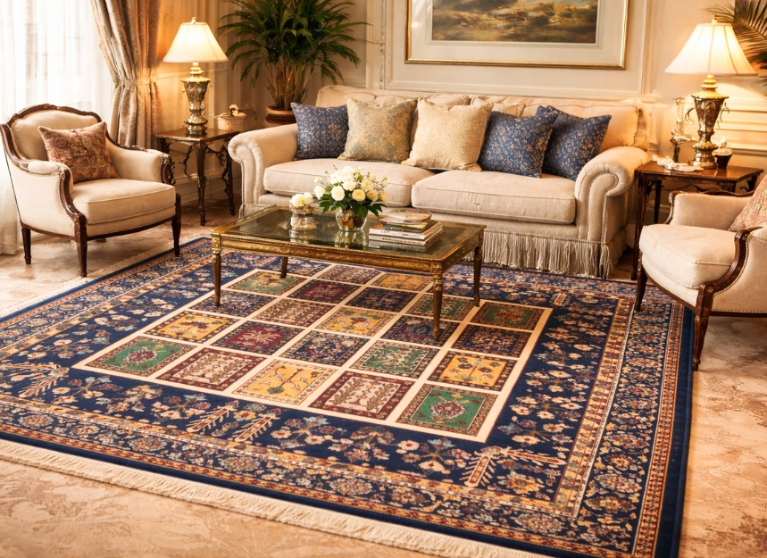 Handmade carpets for New Year 2026