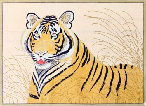 Tiger handmade carpet