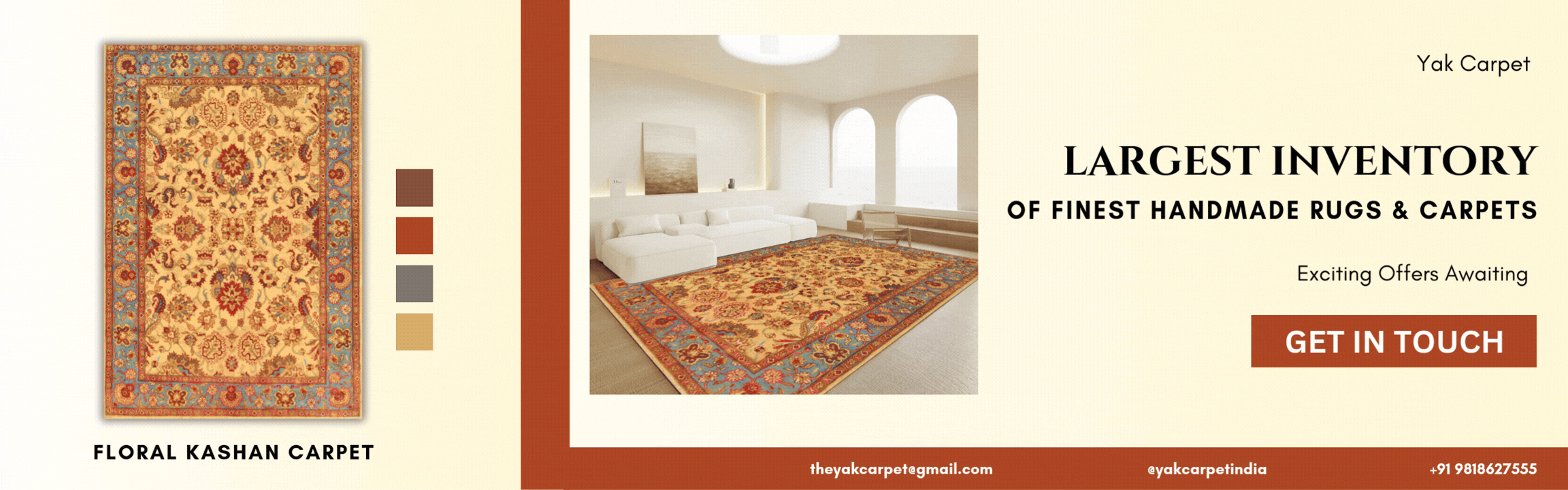 Handmade Carpet store in Delhi | Yak Carpet
